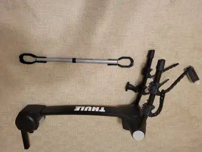 Thule heavy duty hitch bike carrier for two bikes. Never used. Paid $450. Asking $200.