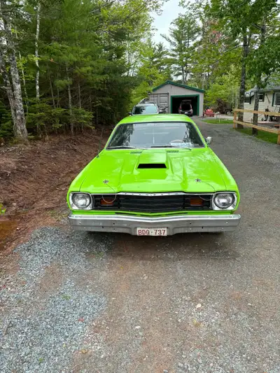 1973 Plymouth duster - 2 door coupe - 383 big block automatic transmission . Must be seen to be appr...