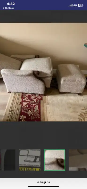 1.Folding seat for van/trailer,about double size bed etc.2 for $70. 2.Recliner/foot stool,folds flat...