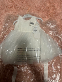 Brand New Beautiful white dress for babies
