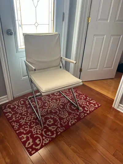 Leather Kitchen chairs White x 4 -  vent rapide, View more