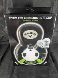 Callaway Cordless Kickback Putt Cup New Open Box Auto Ball