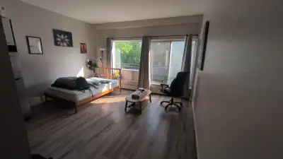 Studio apartment available now for sublet until August 31st. Centrally located, just outside of the...