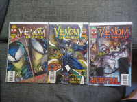Venom The Hunted #1,#2,#3 comics signed by  Duncan Rouleau