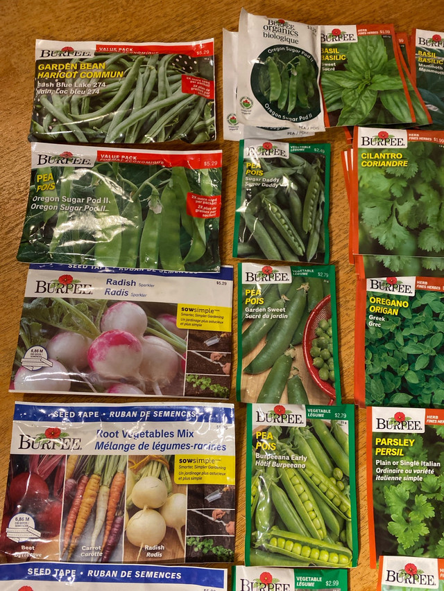 New herbs vegetables flower seed packs for home gardening in Plants, Fertilizer & Soil in Ottawa - Image 2