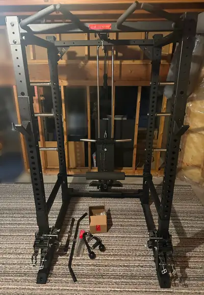 XM FITNESS 365 Infinity Power Rack + Lat Pulldown, View more