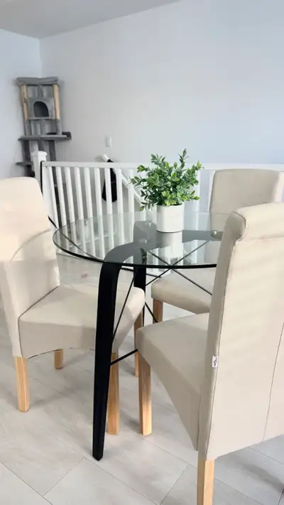 Brand New Dinning Table & Chair’s (Retails for $1141!) SAVE $570, View more
