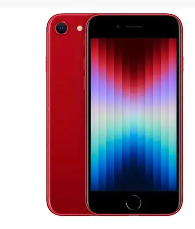 iPhone SE 3rd Generation - RED (cracked screen), View more