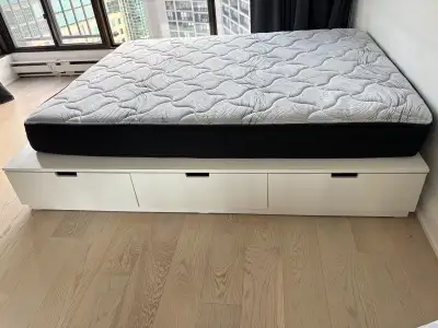  IKEA Queen Storage Bed Frame , View more