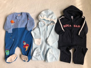 Sleepers, three warm, heavy weight, 12 months, all for $3 in Clothing - 9-12 Months in Edmonton
