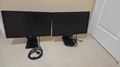 Two Monitors HP EliteDisplay E231 - 23 inch, View more