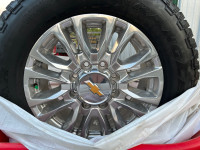 2023 Chev 3500 take offs goodyear wrangler tires & wheels - Mint