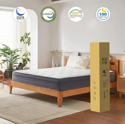 Full Size 12" Mattress Hybrid Memory Foam Pressure Relief, View more