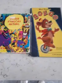 two childrens vintage story books