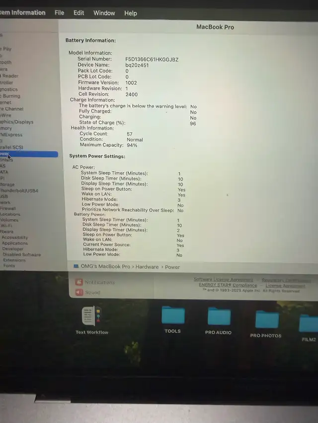 MacBook Pro m1 16gb 1 tb 94% battery cycle mouse keyboard in Laptops in City of Montréal - Image 4