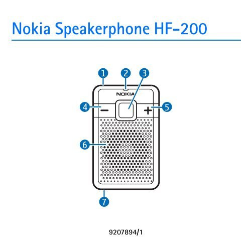 Nokia Bluetooth CAR  kit HF-200 (HF-36W) dans Accessoires pour cellulaires  à Ville de Montréal - Image 3