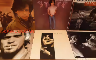 JOHN COUGAR - THE PRICELESS COLLECTION : COVER/VINYL : VG+ AMERICAN FOOL : COVER/VINYL : VG+ UH - HU...