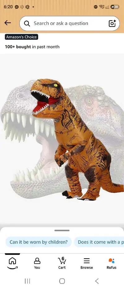 dinosaur costume , View more