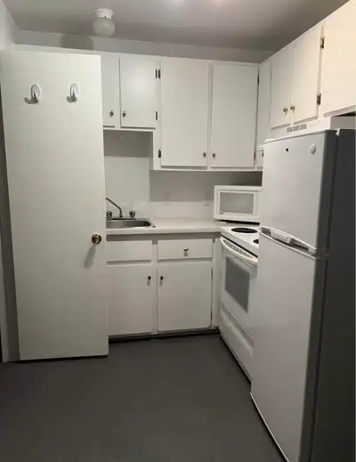 IMMEUBLE SANS FUMÉE 3 1/2, demi sous-sol une chambre fermée eau chaude inclus hydro à vos frais. bua...