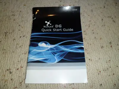 Asus U5948 Xonar DG Quick Start Guide, View more