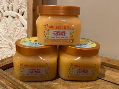 New Tree Hut Twinkling Topaz Shea Sugar Body Scrub - 18Oz, View more