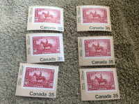 Canada #223Scott 10 cent stamps...Mint...( 6 )