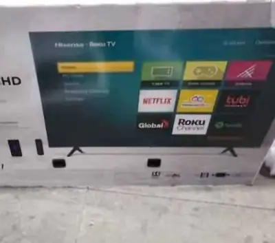 ON SALE HISENSE 50" 4K ROKU SMART $289.99! Limited quantity, View more
