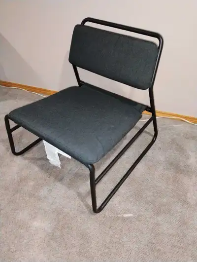 As New IKEA Linneback Chair , Dark Grey Washable Fabric and , View more
