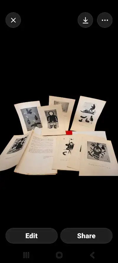 Rare 1959 Cape Dorset Inuit Print Portfolio , View more