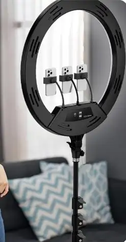 Spemumto 22" LED Ring Light, with 75" Tripod NEW, View more