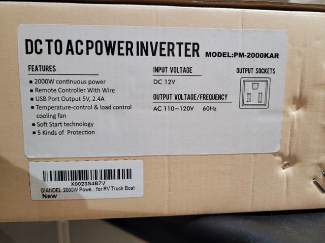 DC to AC power inverter in General Electronics in Kitchener / Waterloo - Image 2