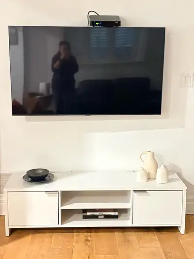 White Media TV Stand, View more