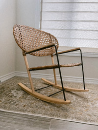 Ikea Cane-Back Rocking Chair