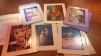 Set of 8 Disney Exclusive Commemorative Lithographs $70 OBO