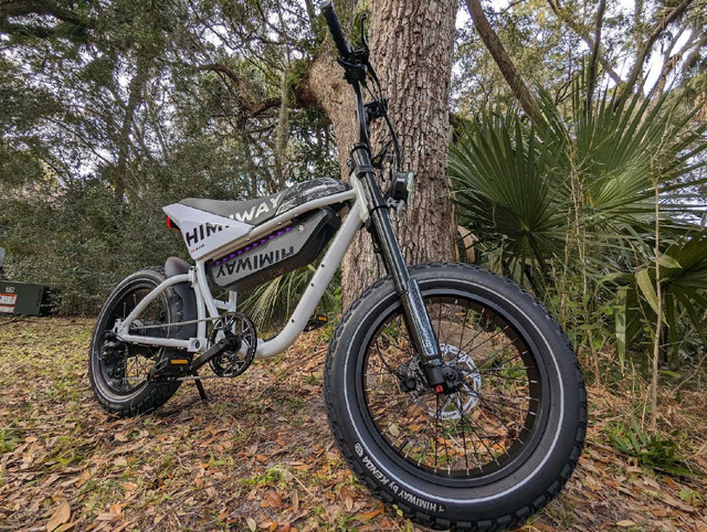 New Himiway C5 Off Road Retro Ebike Air Shocks 128km Range  in eBike in Winnipeg - Image 3