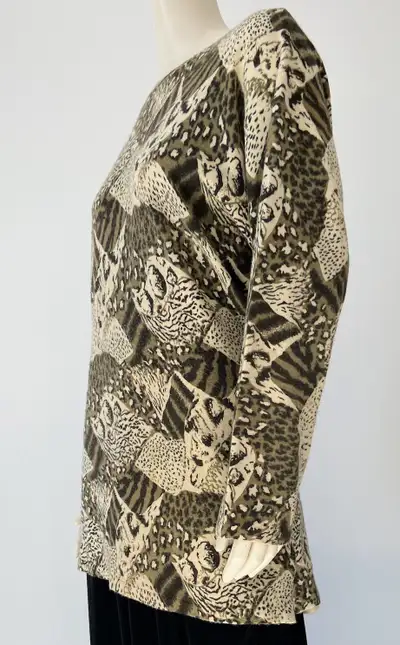 Animal Print Sweater, View more