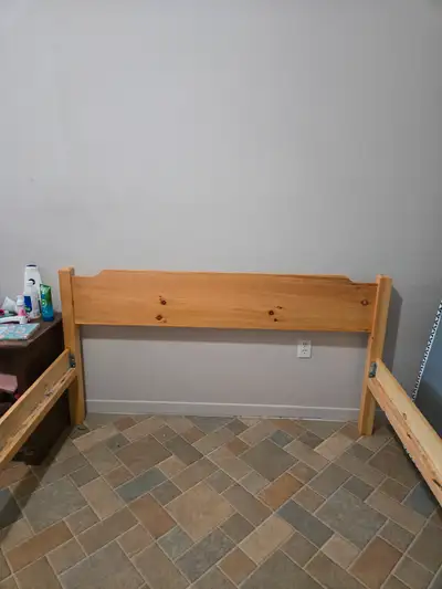 Queen bed frame, View more