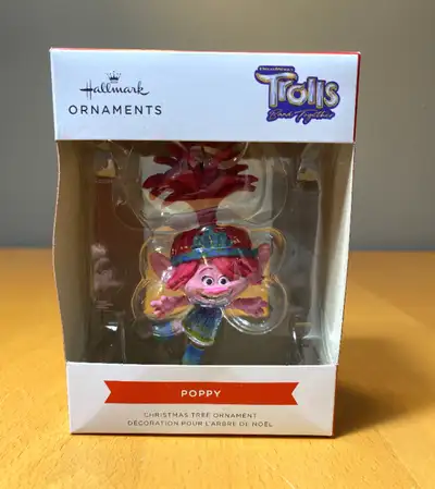 Hallmark Trolls Poppy Christmas Ornament - NEW, View more
