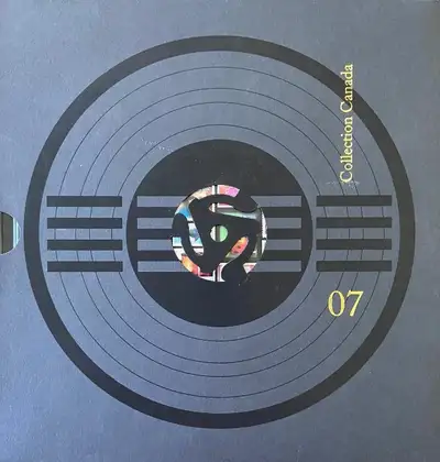 The annual collection includes the album with description of all stamps issued in the year, a hingel...