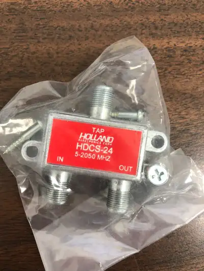 FREE TV CABLE Splitter (Coax) 2-Way, HDCS-24, 5-2050 MHz, View more