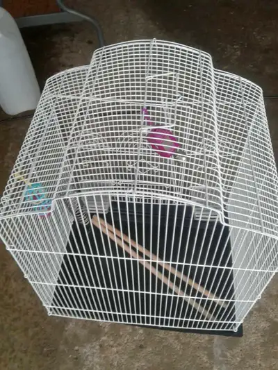 Big White Beautiful Bird Cage For Sale - NEW!!, View more