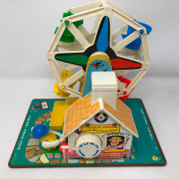 Vintage 1964 Fisher Price Little People Ferris Wheel