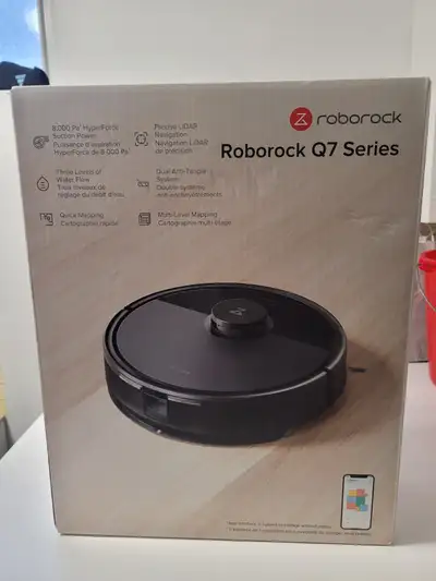New robot vacuum cleaner. Only used a few times. In excellent condition.
