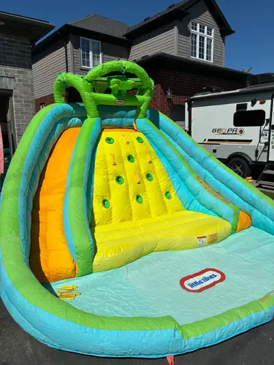 Little Tikes Rocky Mountain River Race Inflatable Slide Bouncer, View more