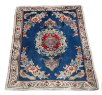 Persian Isfahan rug -Silk and wool-