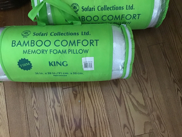 Bamboo Comfort King Sized Pillows - New in Bedding in Oakville / Halton Region - Image 2