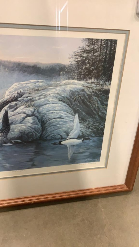 LIMITED EDITION PRINT WILD CHASE by Lissa Calvert 1993 in Arts & Collectibles in Burnaby/New Westminster - Image 2