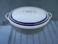 Alfred Meakin Bleu De Roi Vintage Antique Old China Serving Bowl