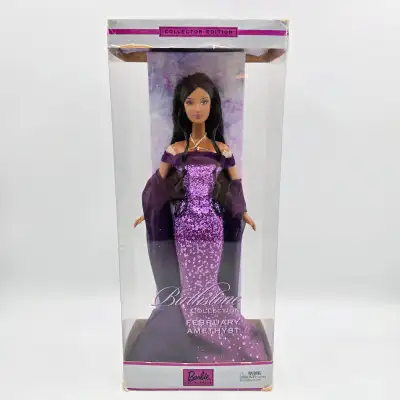 February Amethyst Barbie Doll Birthstone Collection African Amer, View more