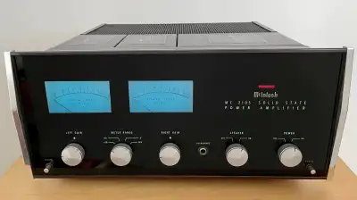 MCINTOSH MC2105 STEREO POWER AMPLIFIER, SERVICED, FULLY RESTORED, View more